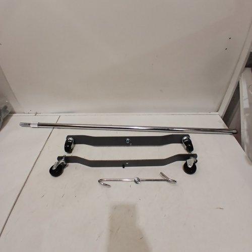 MEDLINE FOUR LEG IV POLES STAND WITH 2 HOOKS - 47"- 85" (MODEL: MDS80441) image 2