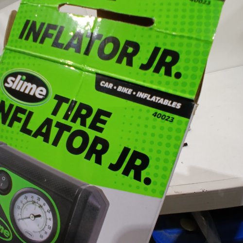 SLIME TIRE INFLATOR JR. - 12 V - GREEN / BLACK (MODEL: 40023) image 2