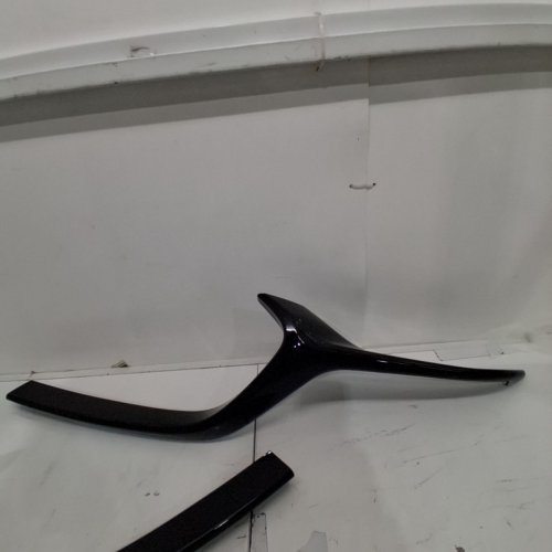 2PC AUTOMOTIVE FRONT RIGHT AND LEFT LOWER MOLDING - FITS VARIOUS MAZDA MODELS - BLACK image 3