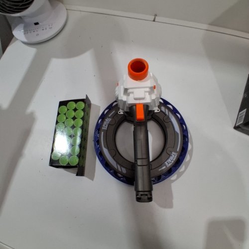 ZING SPORTZ SPIRAL POWER POPPER - 65FT RANGE / 20M - WHITE / ORANGE image 2