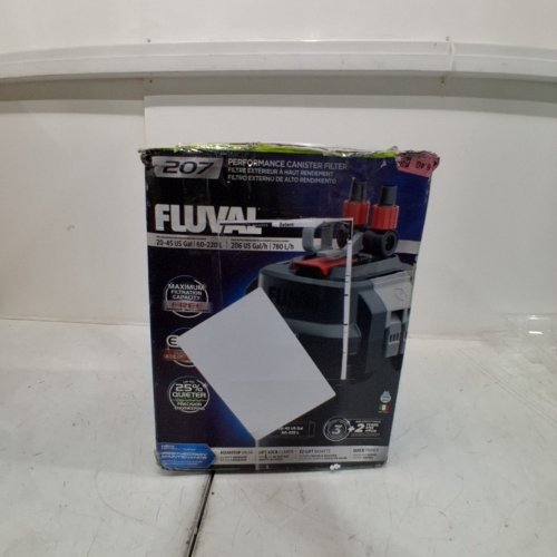 FLUVAL 207 PERFORMANCE CANISTER FILTER - FOR AQUARIUMS/PONDS 20-45GAL. (60-220L) - BLACK (MODEL: A443) image 4