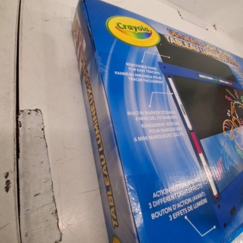 CRAYOLA ULTIMATE LIGHT BOARD DRAWING TABLET, 6 MARKERS - BLUE BORDER (74-7236) image 3