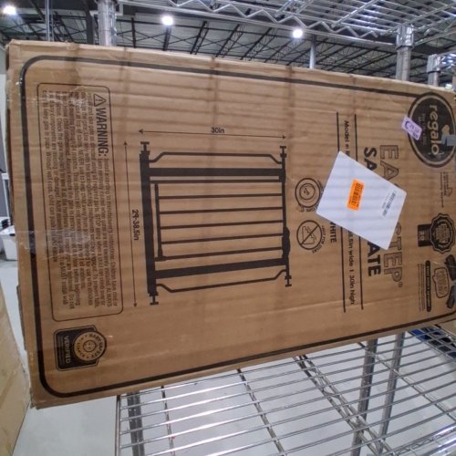 REGALO EASY STEP SAFETY GATE - 29"- 38.5" - WHITE (MODEL: 1160-DS) image 3