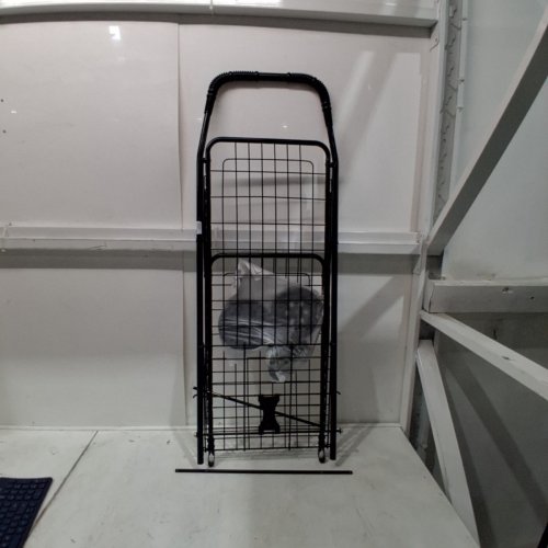 DMI COMPACT FOLDING SHOPPING CART - 36" X 17" X 15" - BLACK (MODEL: 640-8213-0200) image 2
