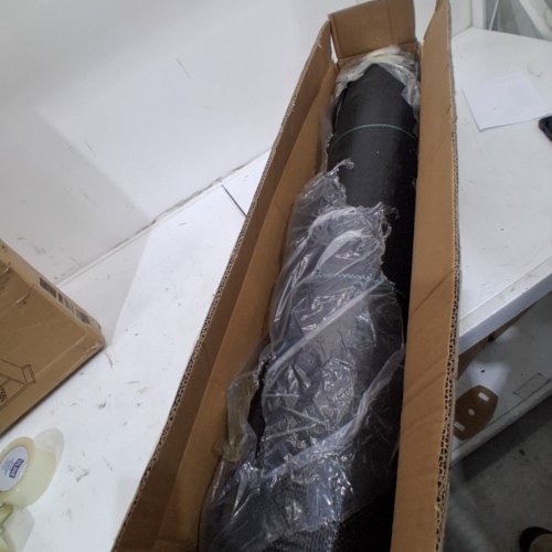 POLYPROPYLENE WOVEN FABRIC FOR LANDSCAPING - 3.2 OZ - 6FT X 300FT - BLACK (MODEL:6*300FT90) ) image 2