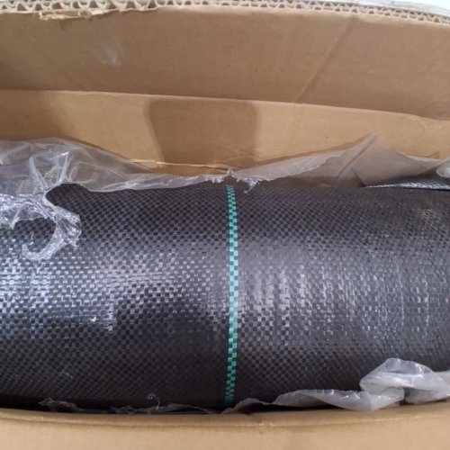 POLYPROPYLENE WOVEN FABRIC FOR LANDSCAPING - 3.2 OZ - 6FT X 300FT - BLACK (MODEL:6*300FT90) ) image 3