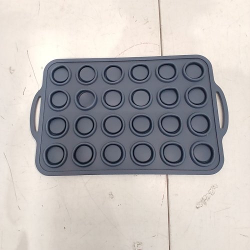BAKING SILICONE MINI MUFFIN PAN 24 CUP - DARK BLUE image 4