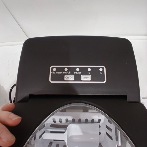 FRIGIDAIRE COMPACT ICE MAKER MACHINE - MAKES 26LBS/DAY - BLACK(MODEL: EFIC130-SSBLACK) image 2