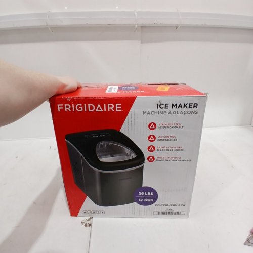 FRIGIDAIRE COMPACT ICE MAKER MACHINE - MAKES 26LBS/DAY - BLACK(MODEL: EFIC130-SSBLACK) image 8