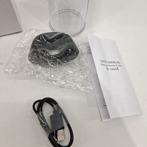 ELECTRIC PENIS PUMP WITH 5 SUCTION INTENSITIES - BLACK/CLEAR image 3