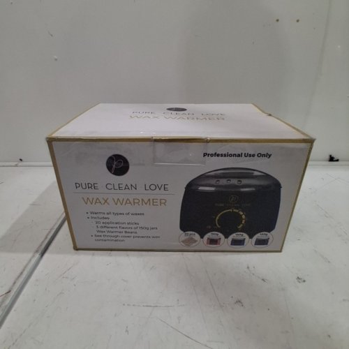 PURE CLEAN LOVE WAX WARMER WITH SCENTED WAX BEADS - BLACK image 6