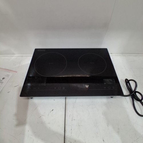 EMPAVA ELECTRIC INDUCTION HORIZONTAL BUILT-IN DOUBLE BURNER COOKTOP - BLACK (MODEL: EMPV-IDC12B2) image 4