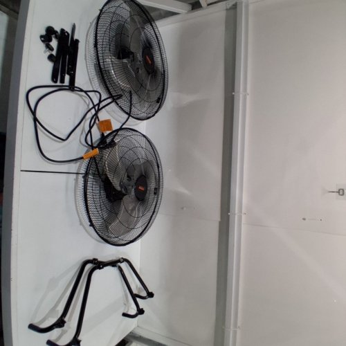 2PK XCITY 3-SPEED METAL INDUSTRIAL FLOOR FAN - 20" - BLACK (MODEL: HIFANXFLOOR20) image 3