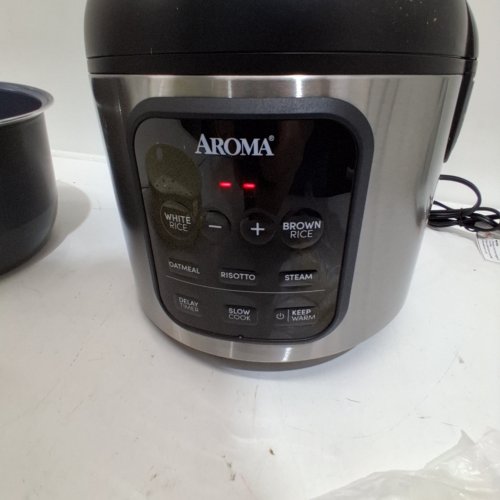 AROMA 3-IN-1 DIGITAL RICE MAKER, OATMEAL COOKER, AND SLOWCOOKER, 4-CUP (UNCOOKED) / 8-CUP (COOKED (MODEL: ARC-5204SB) image 2