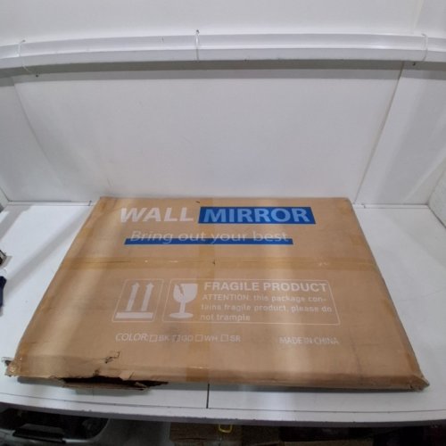 BEAUTYPEAK WALL MOUNTED METAL FRAME ARCH MIRROR - 26"X 38" - GOLD image 2