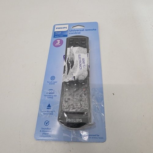 PHILIPS 3 DEVICE UNIVERSAL TV REMOTE - BLACK (MODEL: SRP4322B/27) image 3