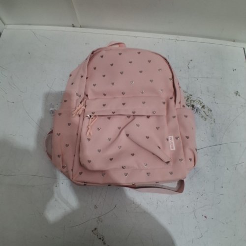 NUOMIYA SPARKLEY HEART PRINT BACKPACK - PINK (STYLE : 08202333129324) image 2
