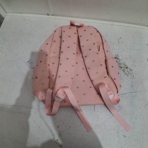 NUOMIYA SPARKLEY HEART PRINT BACKPACK - PINK (STYLE : 08202333129324) image 4