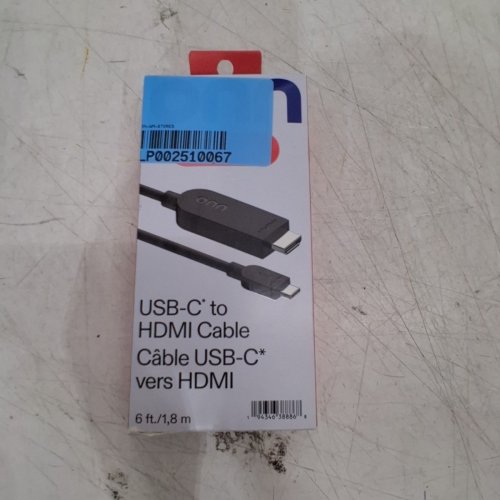 ONN USB-C TO HDMI CABLE - 6FT - BLACK (ITEM: 36008529) image 4