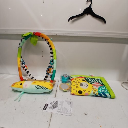 FISHER-PRICE 3-IN-1 RAINFOREST SENSORY GYM BABY PLAYMAT - 30.3" X 32.3" - ASSORTED COLORS (MODEL: HJW08) image 2