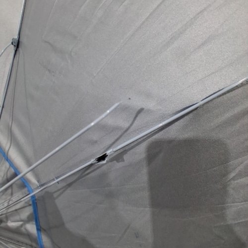 RIO BEACH UMBRELLA WITH BUILT IN SAND ANCHOR AND CARRY BAG 6FT UPF 50+ BLUE image 6