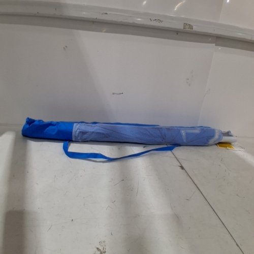 RIO BEACH UMBRELLA WITH BUILT IN SAND ANCHOR AND CARRY BAG 6FT UPF 50+ BLUE image 7