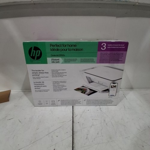 HP DESKJET SMALL HOME ALL-IN-ONE PRINTER - 16.7" - WHITE (MODEL: DESKJET 2852E ) image 5