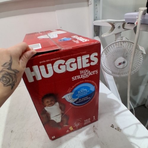168PK HUGGIES WINNIE THE POOH LITTLE SNUGGLERS DISPOSIBLE DIAPERS - SIZE 1 - WINNIE THE POOH image 3