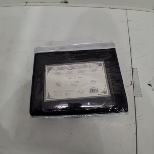 4PC LUXURIOUS SHEET SET - 1800 SERIES - TWIN SIZE - BLACK (MODEL: 108185) image 3