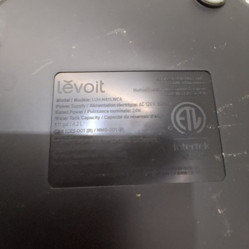 LEVOIT ULTRASONIC COOL MIST HUMIDIFIER - 4.2L - WHITE (MODEL: LUH-N451-WCA) image 4