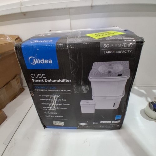 MIDEA CUBE 50 PINT SMART WIFI DEHUMIDIFIER - BLACK - (MAD20S1QWT) image 9