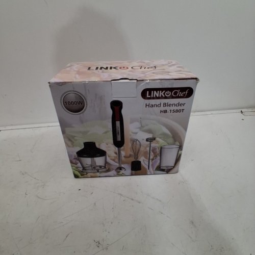 LINKCHEF 5-IN-1 IMMERSION BLENDER SET - 1000W, 120V 60HZ - BLACK / RED (MODEL: HB-1580T) image 6