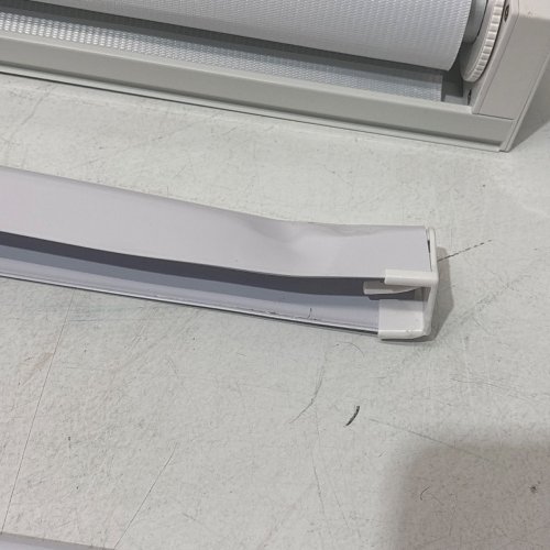 KOKORONA CORDLESS ZEBRA WINDOW ROLLER BLINDS - 54" W X 72" H - WHITE (MODEL: DZSTBML) image 4