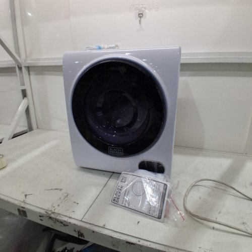 BLACK AND DECKER COMPACT CLOTHES DRYER - 1.5 CU. FT.; 120 V; 850W; 23.8" X 19.5" X 16.1" - LIGHT GRAY (MODEL: BCED15) image 6