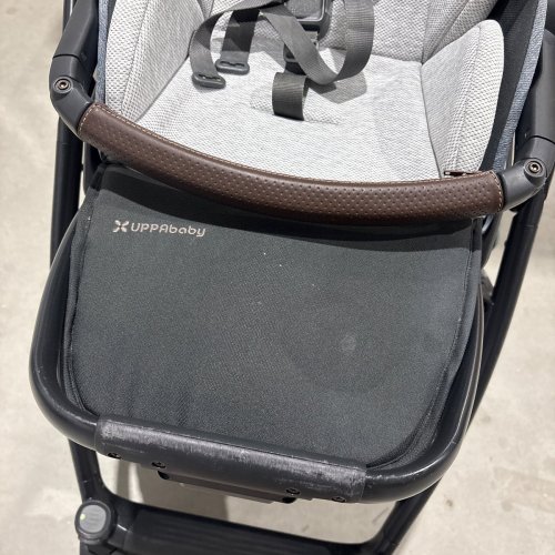 UPPABABY CRUZ® V3 2-IN-1 LIGHTWEIGHT LAY-FLAT OR RECLINE BABY STROLLER WITH FLEXRIDE SUSPENSION, SUN/RAIN COVERS AND STORAGE BASKET - MAX 50LBS - JULIAN DENIM BLUE (MODEL: 0403-CRZ-NA-JUL) image 4