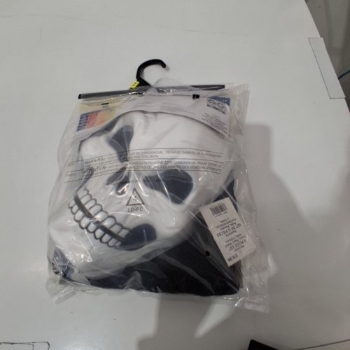 5PC RUBIES SCARY SKELETON COSTUME - LARGE 10-12 - BLACK (STYLE: 881031) image 3