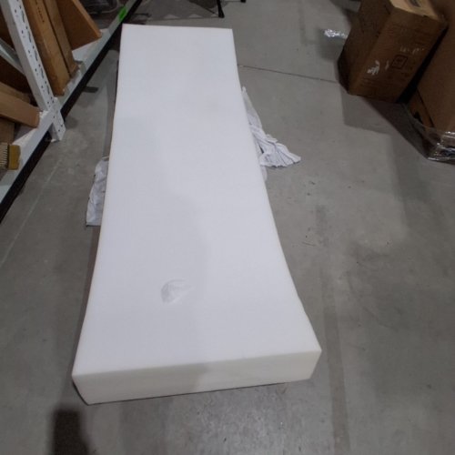 HIGH UPHOLSTERY FOAM CUSHION CRAFT - PERFECT FOR CHAIRS, SOFAS, AND DIY PROJECTS FOAM - 71" X 24.5" X 7"- WHITE image 2