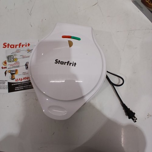 STARFRIT ELECTRIC WAFFLE MAKER - WHITE (MODEL: 024422 (S6209)) image 3