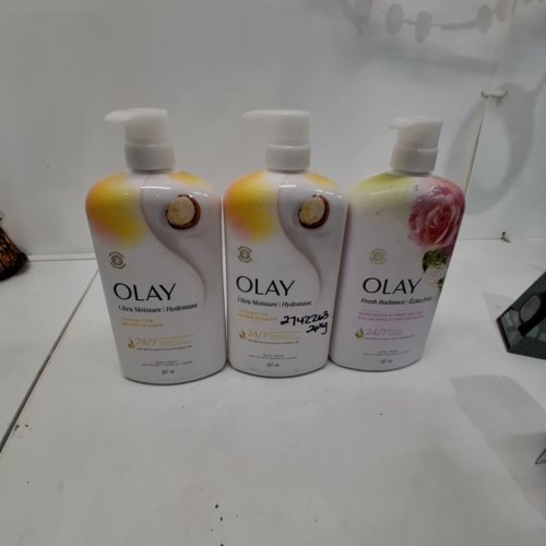 3 ASSORTED OLAY BODY WASH - 887 ML EACH image 2