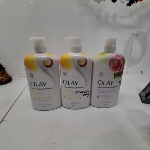 3 ASSORTED OLAY BODY WASH - 887 ML EACH image 4