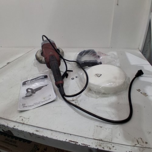 KING CANADA VARIABLE SPEED CORDED ELECTRIC POLISHER/SANDER KIT - 7" / 3000RPM - RED (MODEL: 8369N image 3