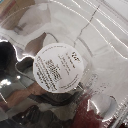 HOMETRENDS BEVERAGE DISPENSER - 2 GAL - CLEAR (STYLE: DS001) image 2