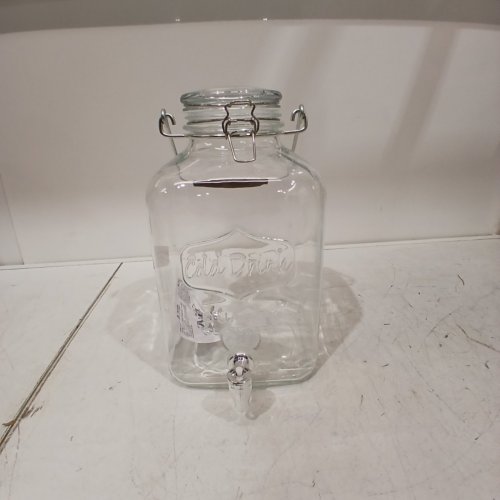 HOMETRENDS BEVERAGE DISPENSER - 2 GAL - CLEAR (STYLE: DS001) image 3