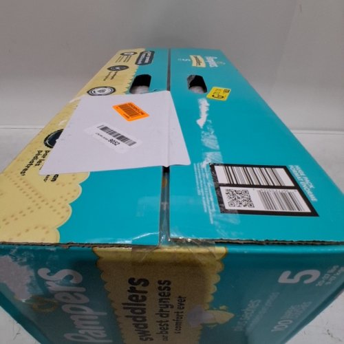 100PK PAMPERS SWADDLERS 100% LEAKPROOF DISPOSABLE BABY DIAPERS - SIZE 5 image 3