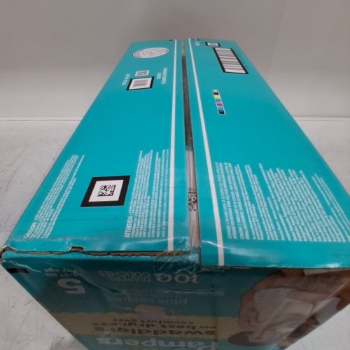 100PK PAMPERS SWADDLERS 100% LEAKPROOF DISPOSABLE BABY DIAPERS - SIZE 5 image 4
