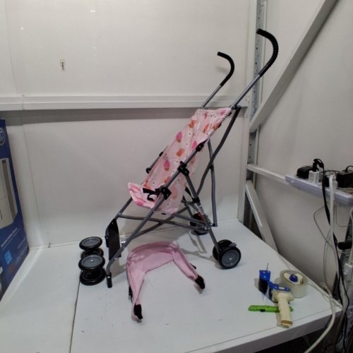 COSCO KIDS UMBRELLA STROLLER WITH CANOPY - 40 LBS MAX - PINK (MODEL: 01218CRPK) image 2