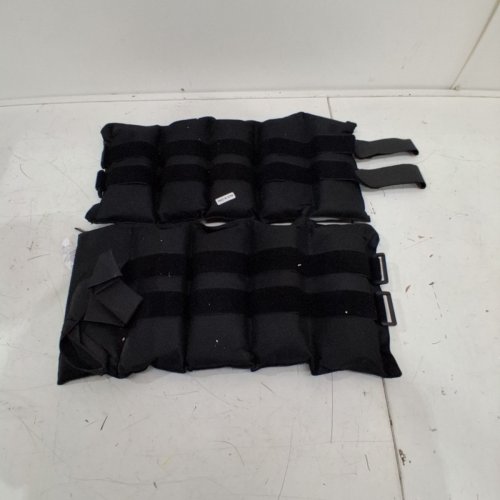 2PK CAP BARBELL ADJUSTABLE ANKLE WEIGHTS - 10LB EACH (20LB TOTAL) - BLACK (MODEL: HHA-CB020A1) image 3