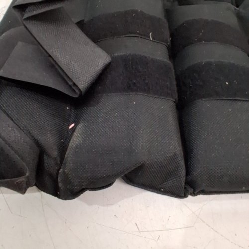 2PK CAP BARBELL ADJUSTABLE ANKLE WEIGHTS - 10LB EACH (20LB TOTAL) - BLACK (MODEL: HHA-CB020A1) image 4