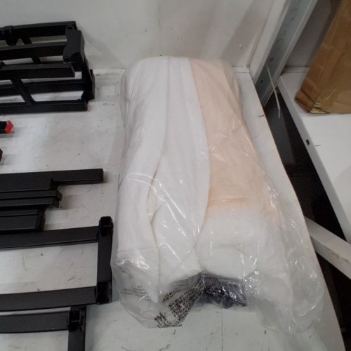 AMAZON BASICS SMART BOX SPRING BED BASE - FULL, 74" X 53" X 7" - WHITE COVER image 5