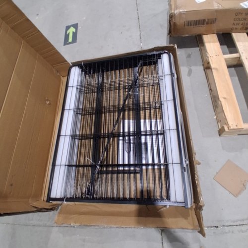 BESTPET 8-PANEL HEAVY DUTY PET PLAYPEN - OUTDOOR OR INDOOR EXERCISE PEN FOR CATS, DOGS - 40" - BLACK (MODEL: HP4032-8-BLACK) image 3